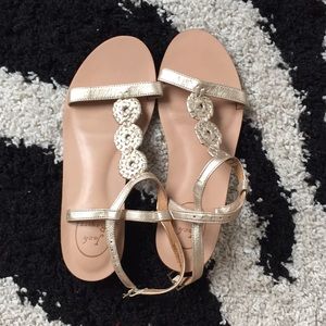 Jack Rogers Sandals in Platinum